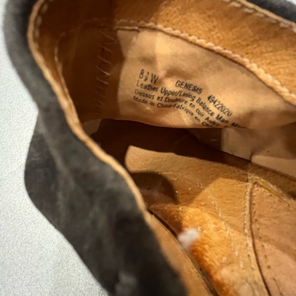 [US8.5]Naya Genesis Gray Ruched Suede Wedge Heel Peep Toe Pump Zipper - Picture 7 of 10